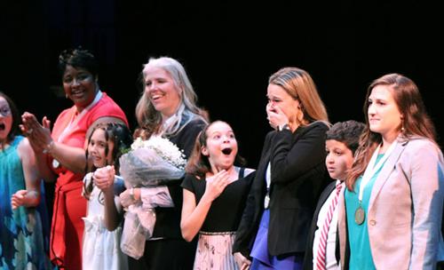 Teacher of the Year winner announced on January 28, 2019 at Mahaffey Theater, Nicole Kenngott.t Teacher of the Year winner announced on January 28, 2019 at Mahaffey Theater, Nicole Kenngott.t